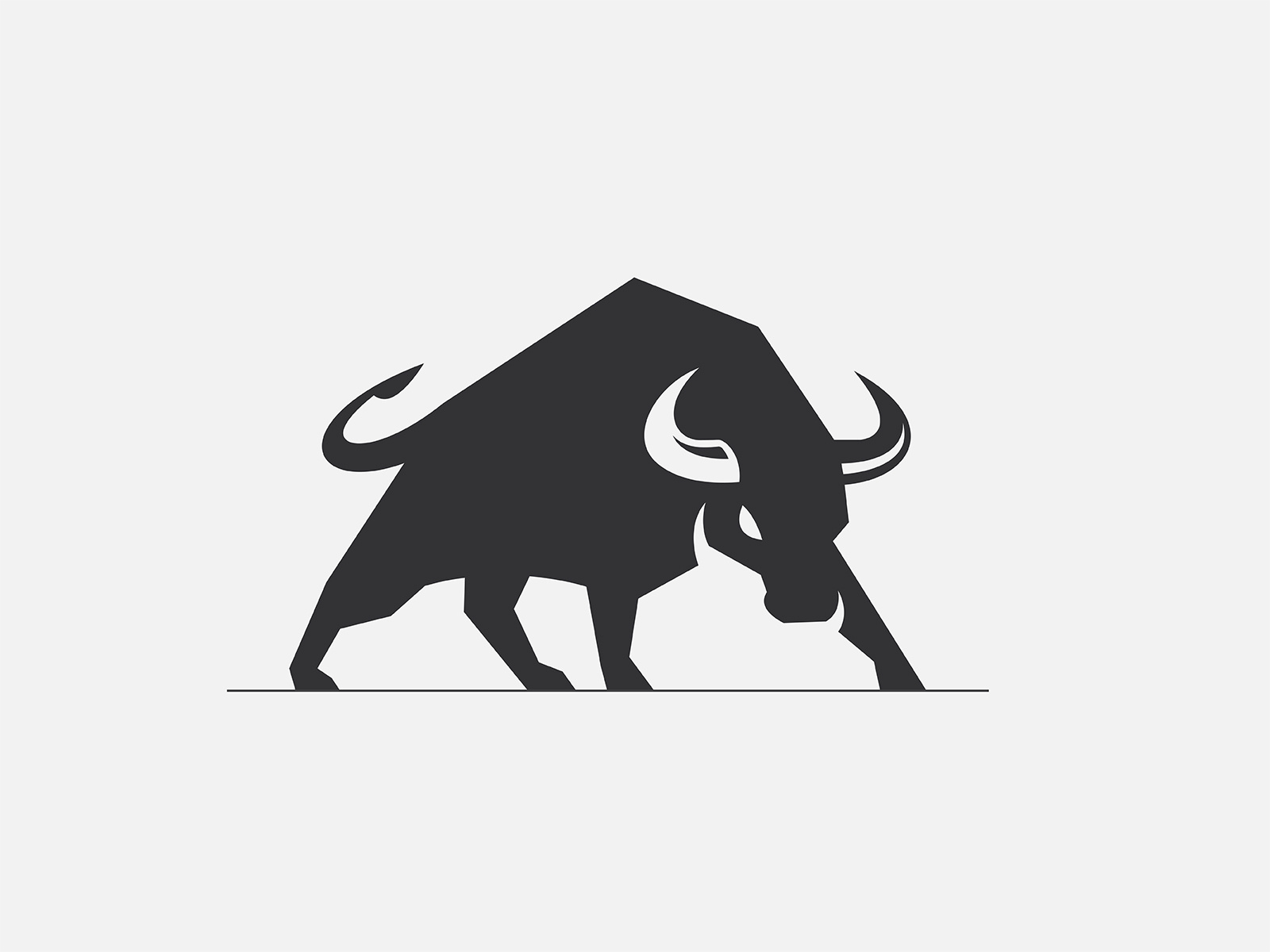 Featured image of post Bulls Animal Logo - Abstract simple window logo vector.