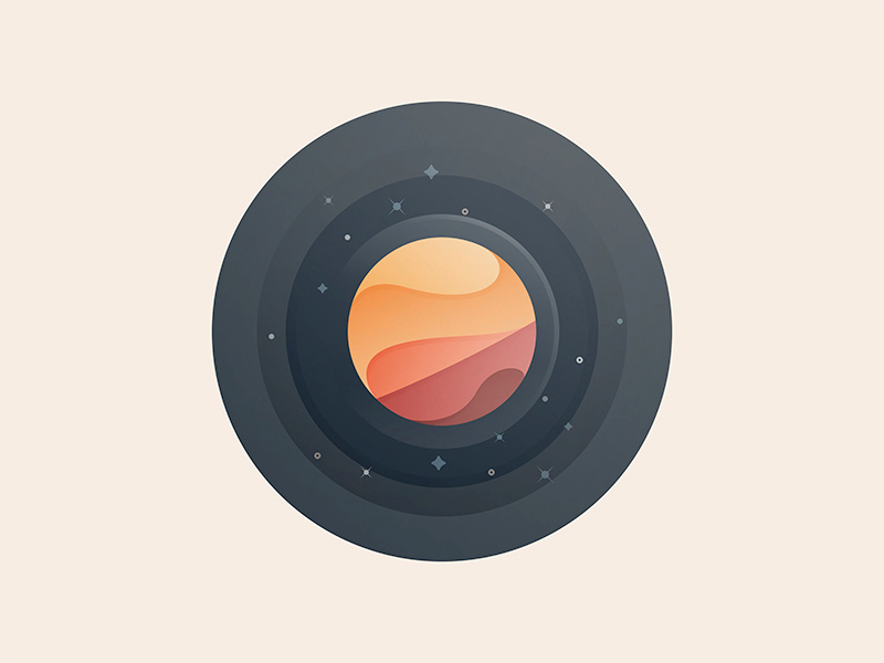 Space illustration galaxy stars planet © yoga perdana yp