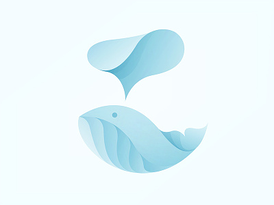 Whale illustration whale yp © yoga perdana