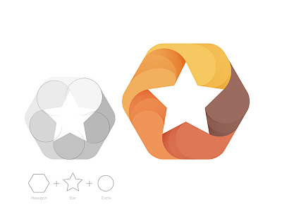 Logo Exploration 3d logo 3d star brand branding business logo company logo gradient logo hexagon logo logo combination logodesign logos mark minimalist logo modern logo orange logo simple logo soft color star logo symbol logo vector logo