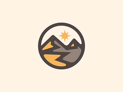 Golden Mountain Logo logo yp © yoga perdana