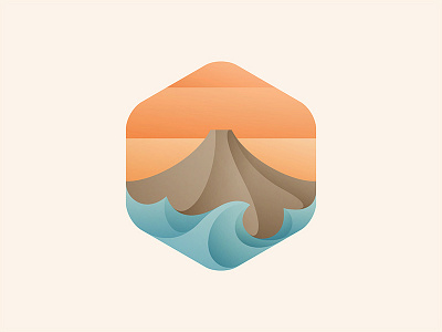 Mountain (Style Exploration) logo yp © yoga perdana