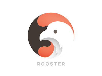 Rooster animal chicken logo rooster yp © yoga perdana