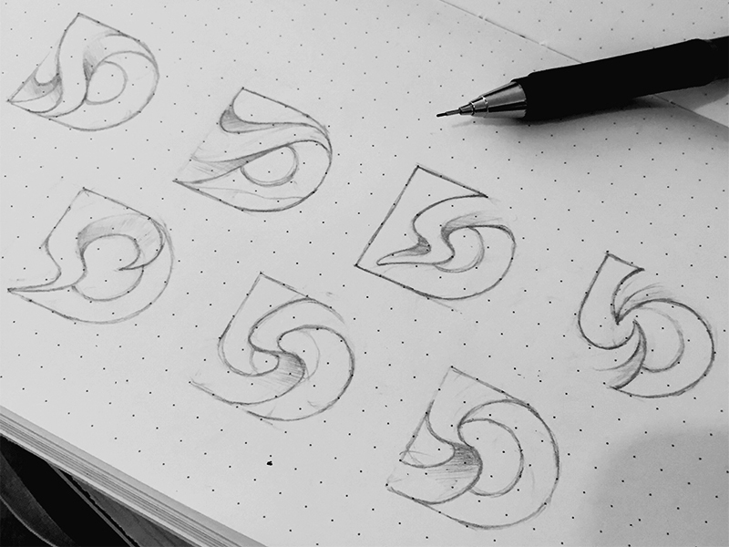 D+S Logo Sketch by Yoga Perdana on Dribbble