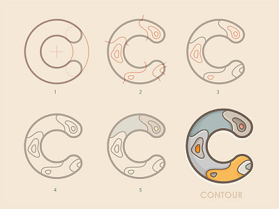 Contour Logo Steps logo yp © yoga perdana