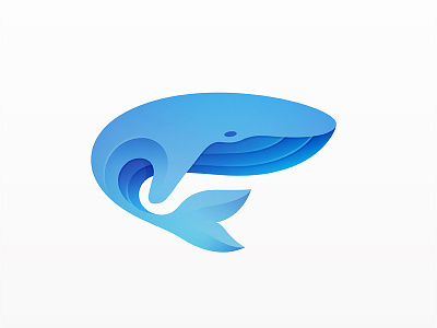 Whale logo yp © yoga perdana