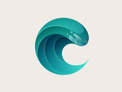 Big Wave Logo branding design icon illustration logo logo design vector wave yp