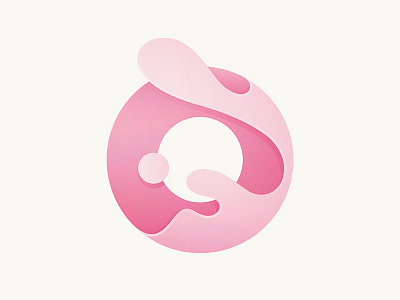 Fluid Logo illustration logo wave yp © yoga perdana