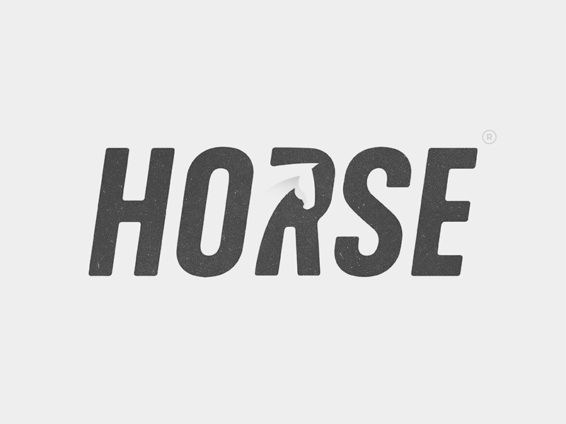 Horse Logo type logo yp © yoga perdana
