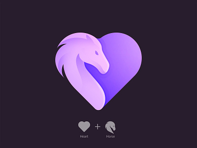 Heart + Horse Logo