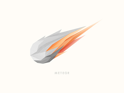 Meteor (old work) branding design icon illustration logo meteor space vector yp © yoga perdana