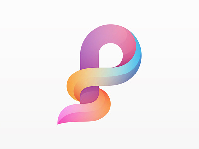 Ps branding icon illustration logo mark ps type typography vector yp © yoga perdana