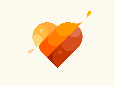 Heart branding design heart icon illustration logo love vector yp © yoga perdana