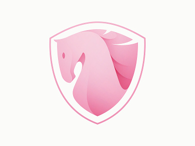 Horse Logo branding design illustration logo yp © yoga perdana