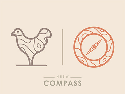 Compass ai compass east illustrator logo north south vector west yp © yoga perdana