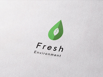 Fresh Environment Logo Design. 3d abstract adobe illustrator animation blue branding color design flat illustration logo logodesign logotype minimal modern vector