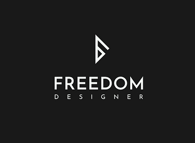 Freedom Designer adobe illustrator branding dribbble flat icon illustration logo logodesign logotype minimal