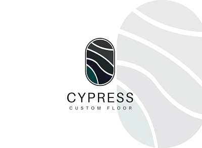 Cypress Custom adobe illustrator blue branding color design dribbble flat logo logo design logodesign logos logotype minimal