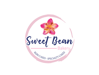 Sweet Bean Bakery Logo adobe app art behance blue design digital dribbble dribble flat graphic design illustrator logo logodesign logotype minimal ui vector