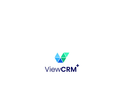 View CRM 3d abstract animation art blue brand branding clean concept creative design dribbble flat graphic design icon illustration logo logodesign logotype vector