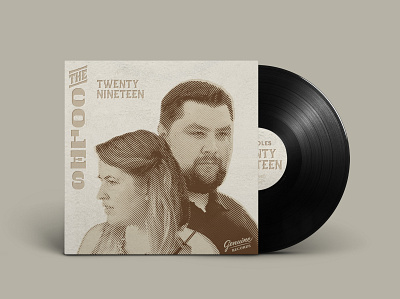 Album Art Mockup album album art album cover cd cover cover cover art design folk graphic design halftone music record record label