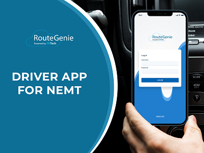 Driver app for NEMT app design design medical dispatch software nemt billing software nemt software software development