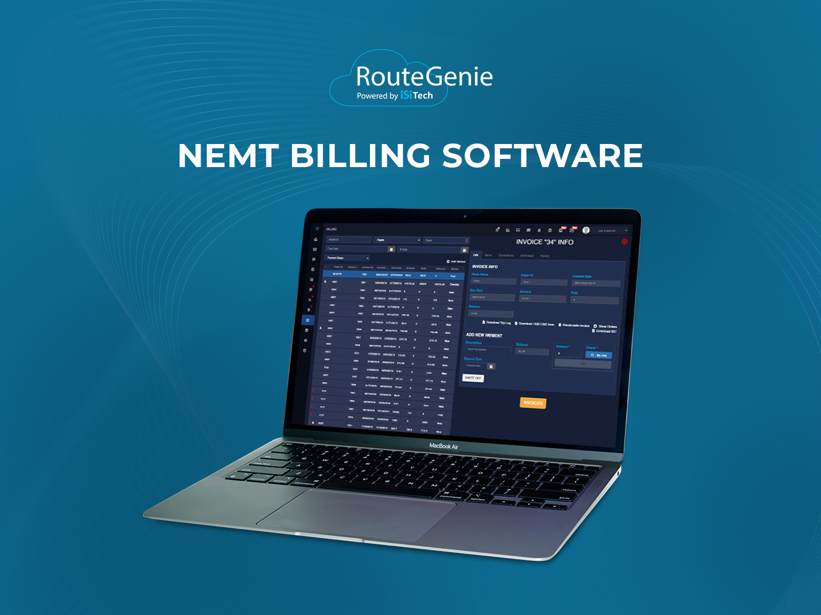 NEMT Billing Software by RouteGenie on Dribbble