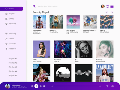 Daily UI #9 - Music Player app dailyui design music music player spotify ui ux webdesign