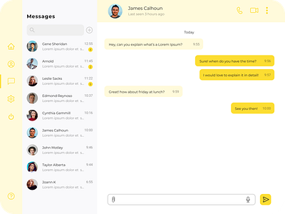 Daily UI #13 - Direct Messaging