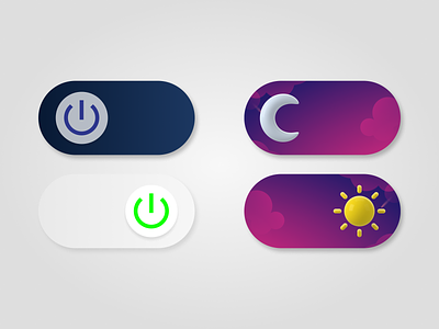 Daily UI #15 - On/Off Switch 3d app button dailyui design icon off on ui ux webdesign