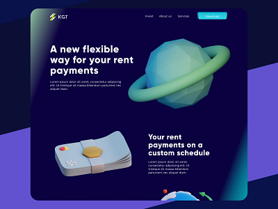 Finance Landing Page | KGT