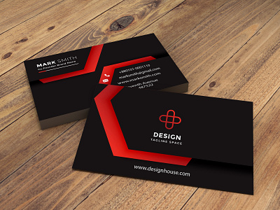 Modern corporate business card template design