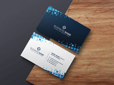 Modern luxury business card template design.