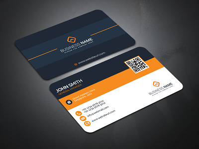 Modern luxury business card template design