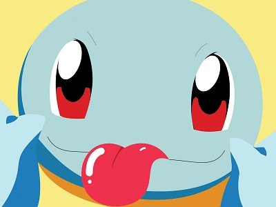 Squirtle adobe art design graphic design illustration illustrator pokemon pokemon art squirtle squirtle art vector