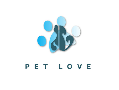 Pet Love logo adobe adobeillustration art dailylogo design graphic design illustration logo logodesign typography