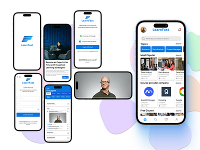 UI Mobile LearnFast 2 design ui ux