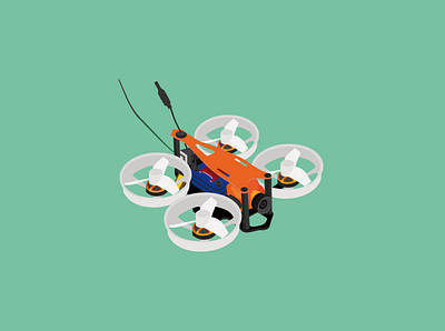 vespa80 affinitydesigner design drones illustration