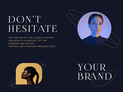 page for fashion brand concept design figma minimal ui website concept website design