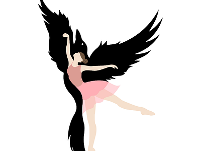 Girl can fly high and they have wings @illustration