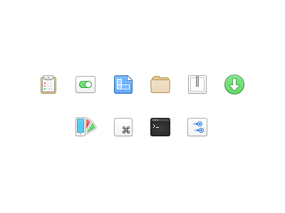 Development Icons (using Figma) checklist code development download figma folder icon icons ios swatch touch