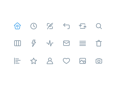 Twitter Line Icons (Made with Figma) design figma icon iconography icons line icon line ui made with figma simple ux