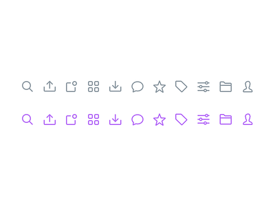 🔍 UI Icons (Made with Figma) 16px app figma icons interface line icons lowprofile search sketch ui ux web
