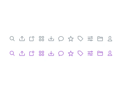 🔍 UI Icons (Made with Figma) 16px app figma icons interface line icons lowprofile search sketch ui ux web