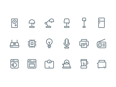 🏡 Appliance Icons (Made in @figmadesign)