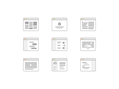 Wireframe Layouts (UX Kit)