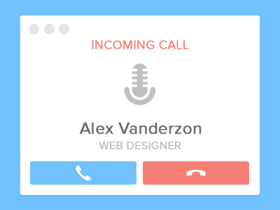 Skype Call UI