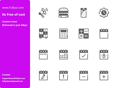 Food icons burger calculate calculator calendar clipboard custom icons free icons free icons download locker month royalty free icons settings speaker
