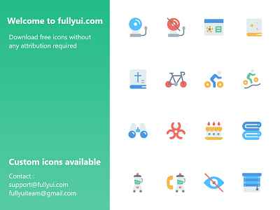 Basic UI icons in Flat Style custom icons design flat flat style fullyui icon sets icons illustraion illustration illustrator multicolor royalty free icons uiux user interface user interface ui vectors