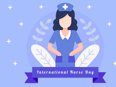 International nurse day celebration illustration nurse nurse day vector